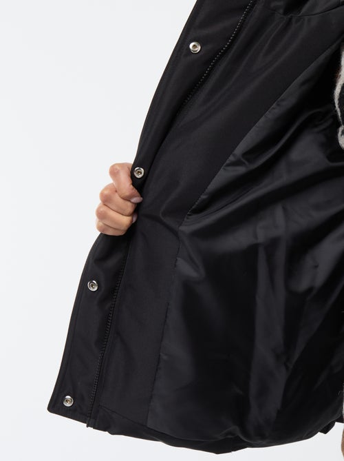 Doudoune courte à capuche fourrée 'JDY' - Kiabi