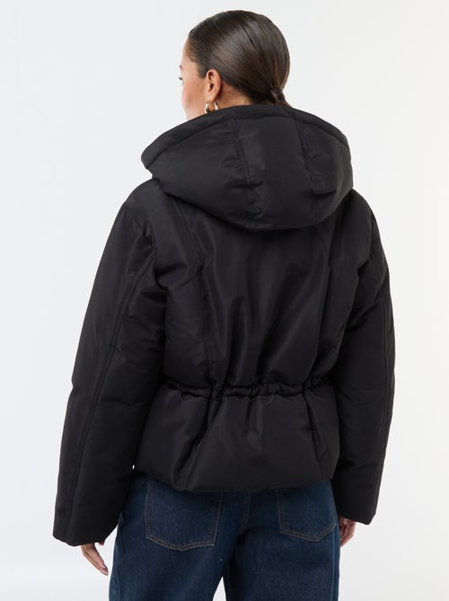 Doudoune courte à capuche fourrée 'JDY' - Kiabi