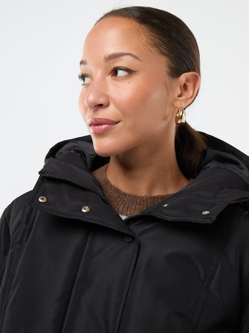 Doudoune courte à capuche fourrée 'JDY' - Kiabi