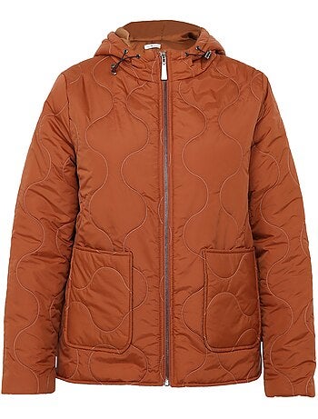 Doudoune courte à capuche