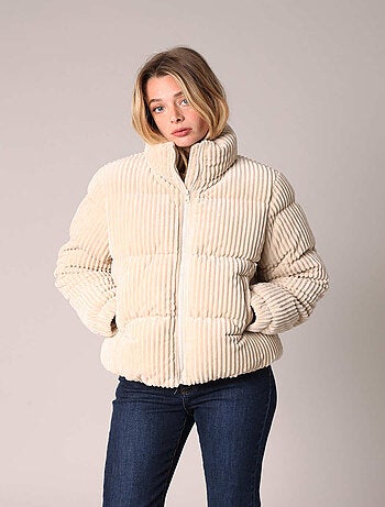 Doudoune courte col montant fermeture zippée 'Deeluxe'