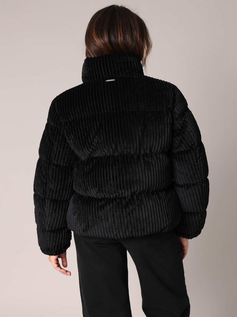 Doudoune courte col montant fermeture zippée 'Deeluxe' Noir - Kiabi