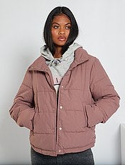 doudoune rose pas cher