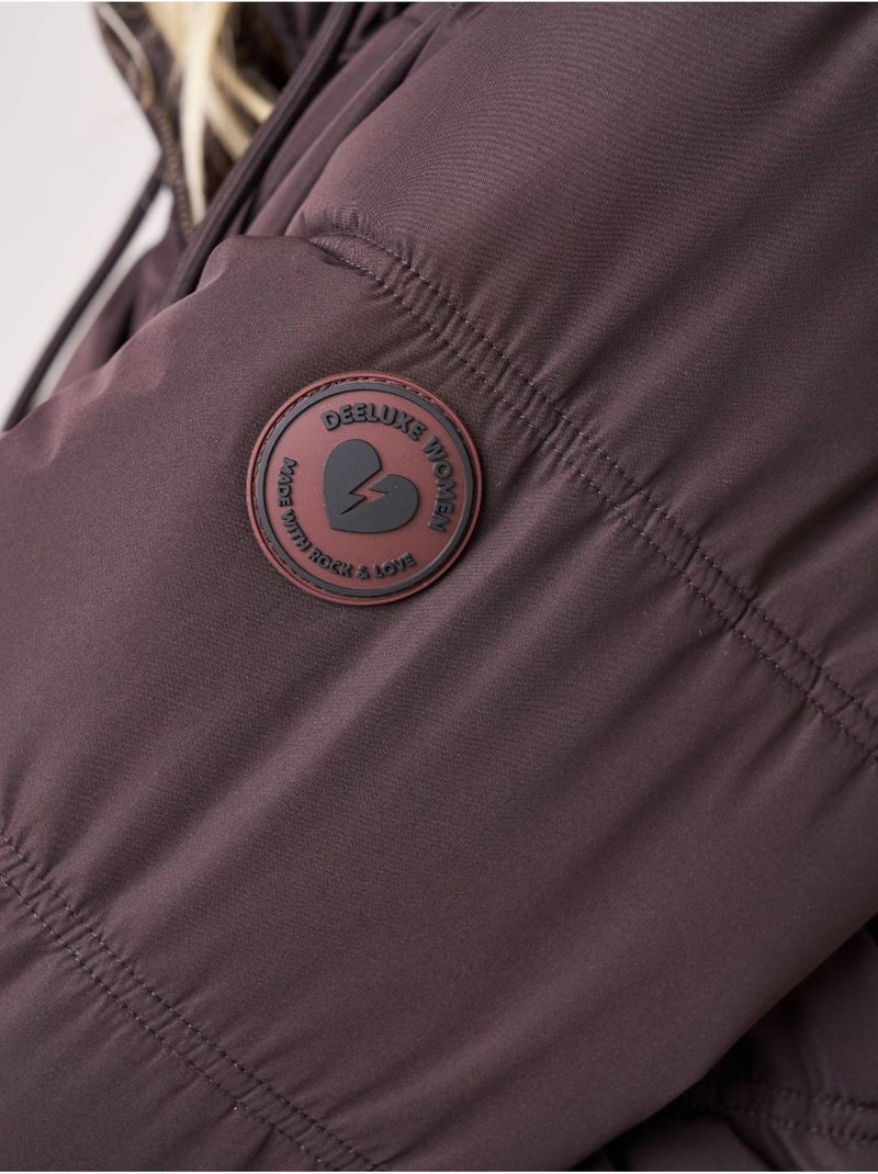 Doudoune courte femme 'deeluxe' Marron - Kiabi