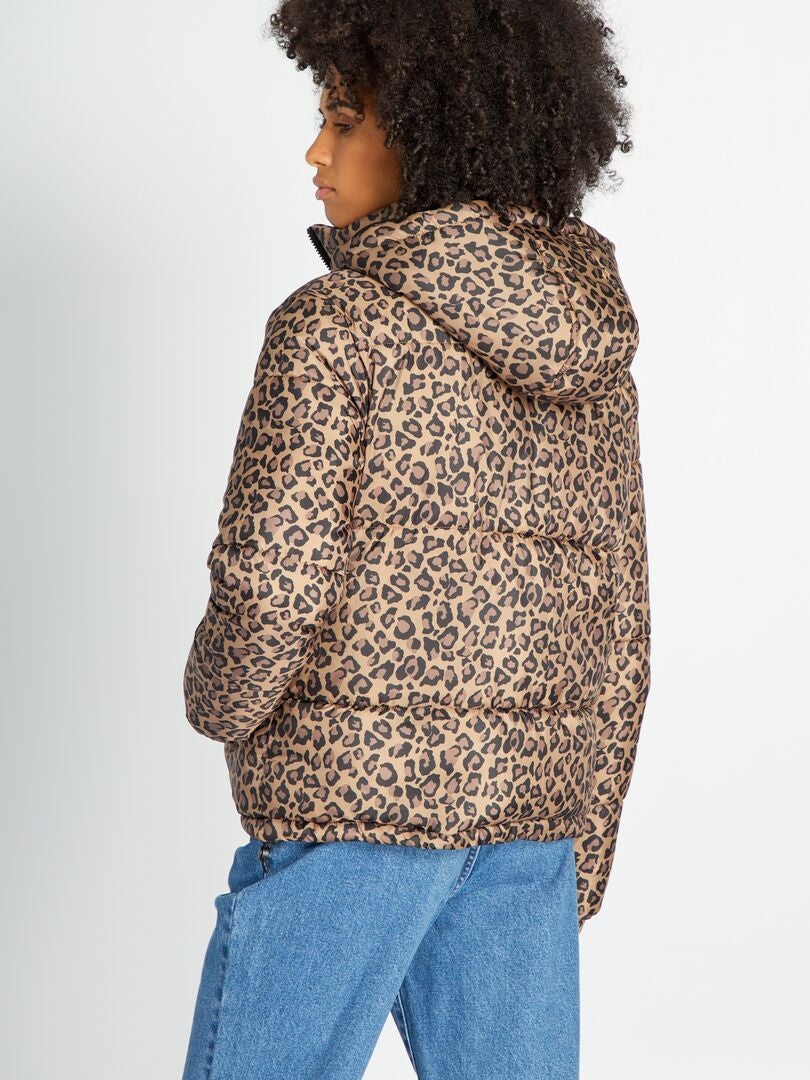 Doudoune courte l?�opard - L?�opard - Kiabi - 35.00�?�