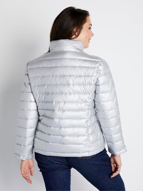 Doudoune courte zippée manches longues - Kiabi