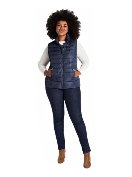 Doudoune courte zippée sans manches - Kiabi