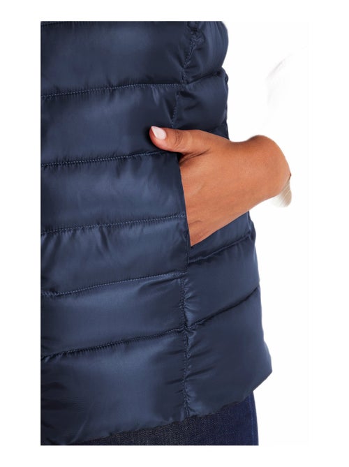 Doudoune courte zippée sans manches - Kiabi