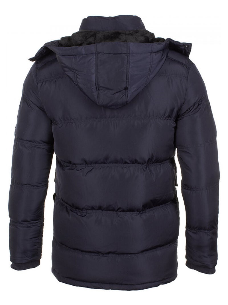 Doudoune   CUNE - HARRY KAYN Bleu marine - Kiabi