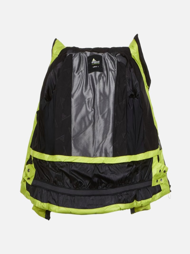 Doudoune de ski   ACILORG - PEAK MOUNTAIN Noir Vert - Kiabi