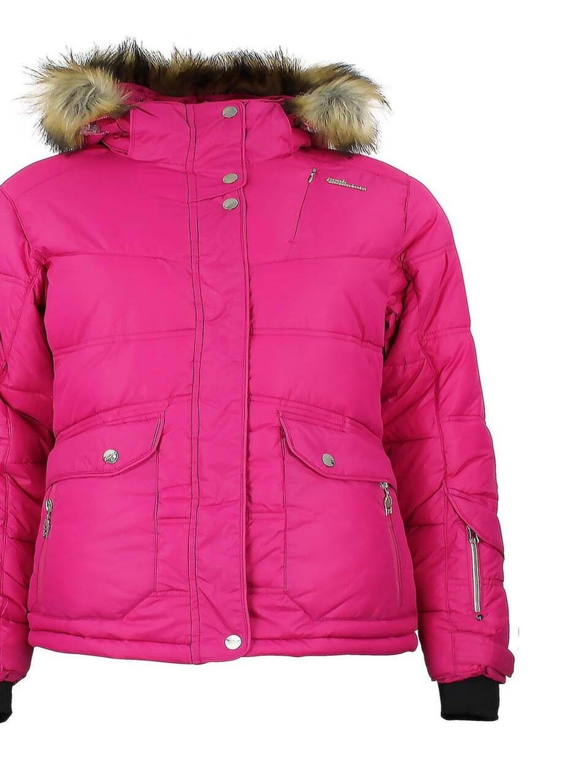 Doudoune de ski   ALESA - PEAK MOUNTAIN Rose - Kiabi