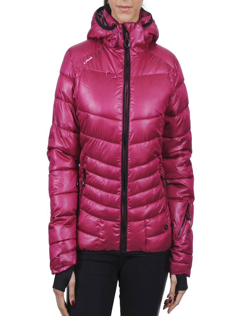 Doudoune de ski   ALPINE - PEAK MOUNTAIN Rose fushia - Kiabi