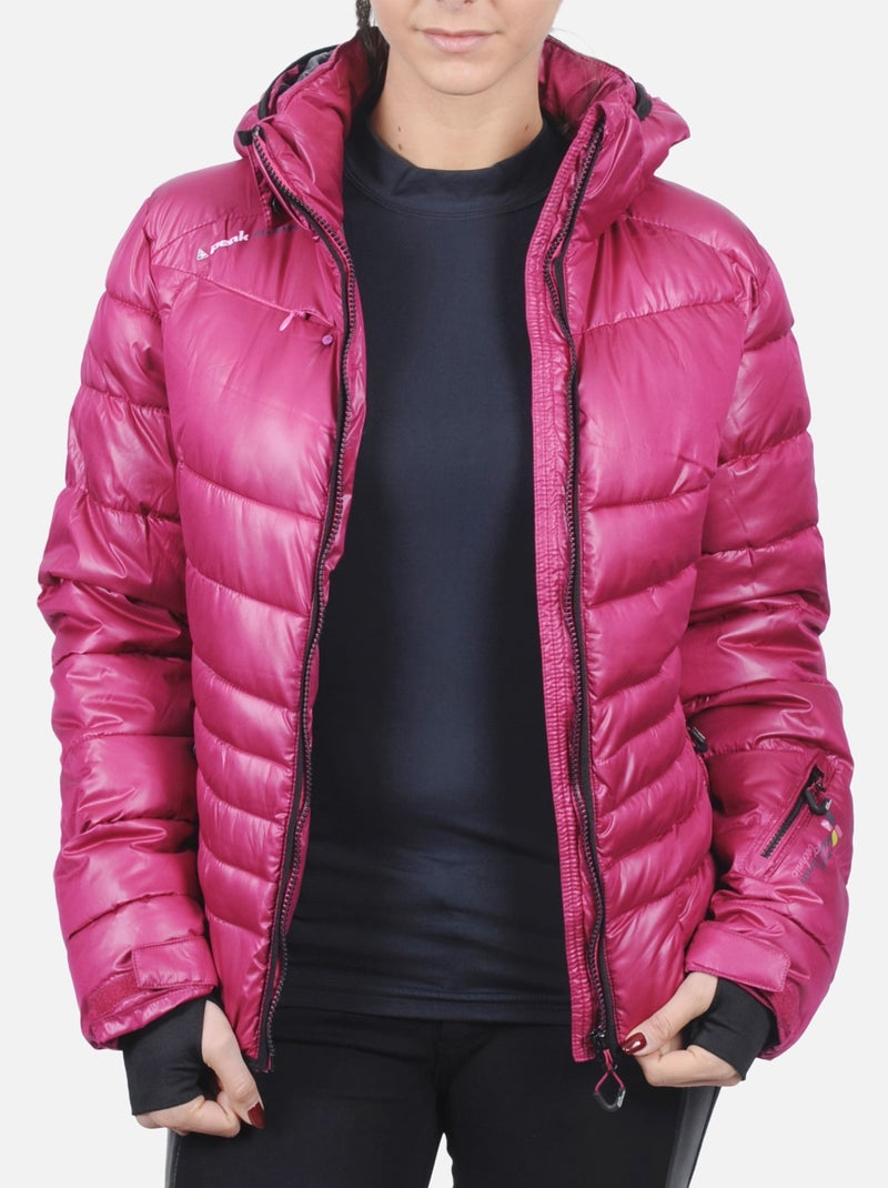Doudoune de ski   ALPINE - PEAK MOUNTAIN Rose fushia - Kiabi