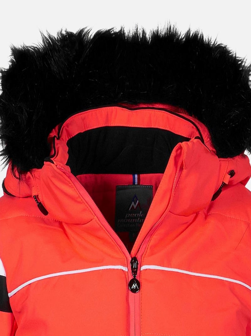 Doudoune de ski   AMPION - PEAK MOUNTAIN Orange - Kiabi