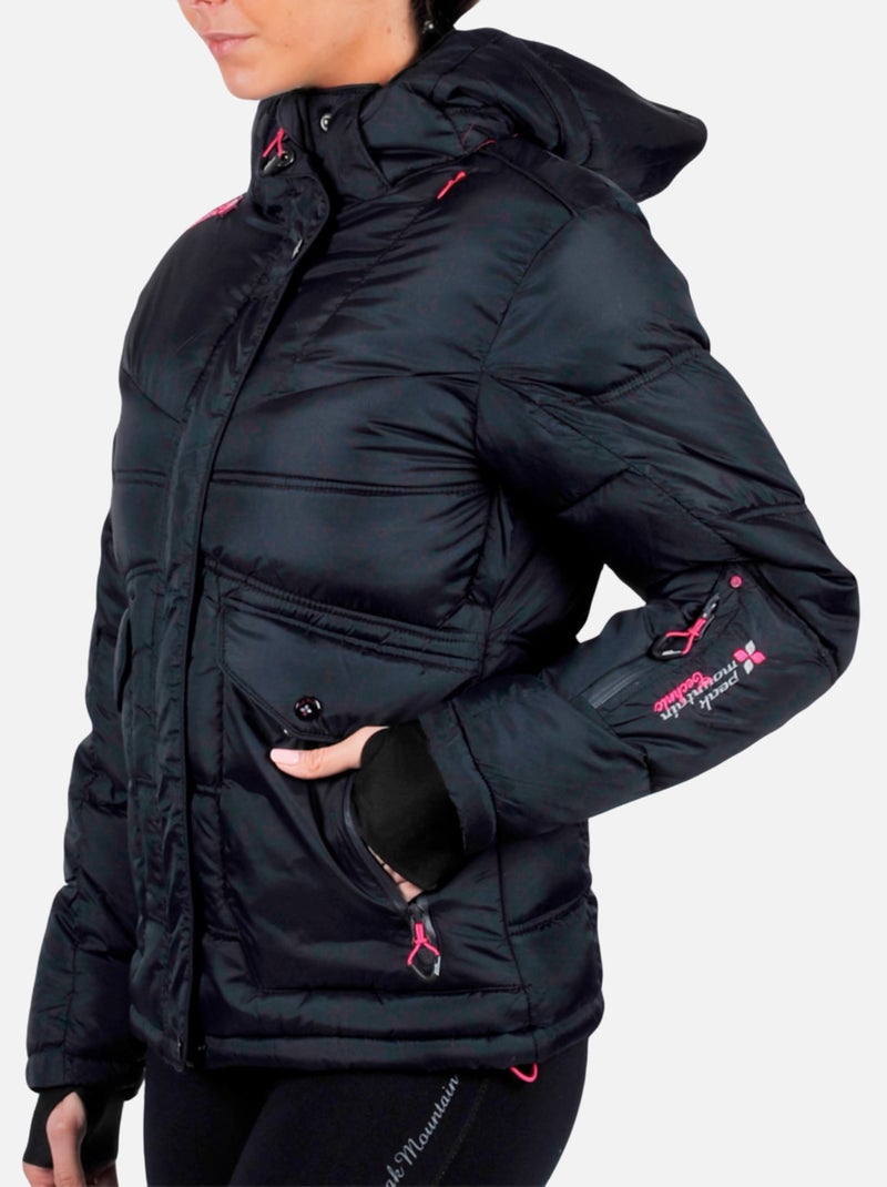 Doudoune de ski   ANECY - PEAK MOUNTAIN Noir Noir - Kiabi