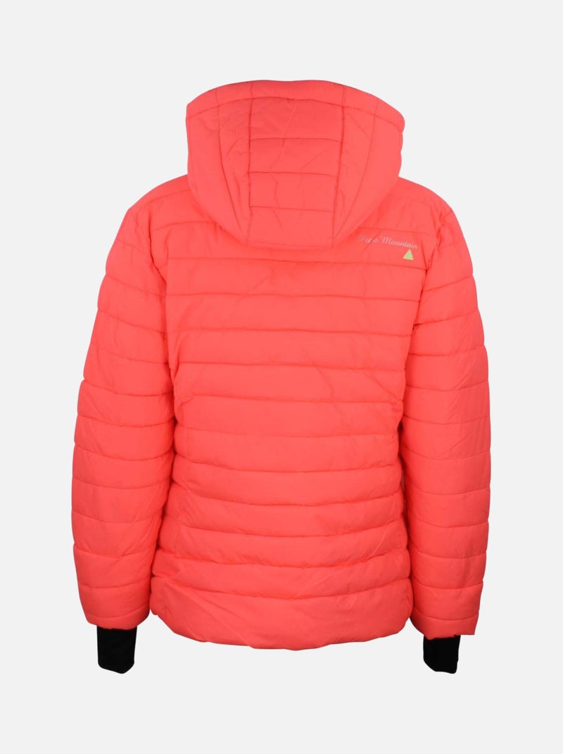 Doudoune de ski   APTIS - PEAK MOUNTAIN Orange corail - Kiabi