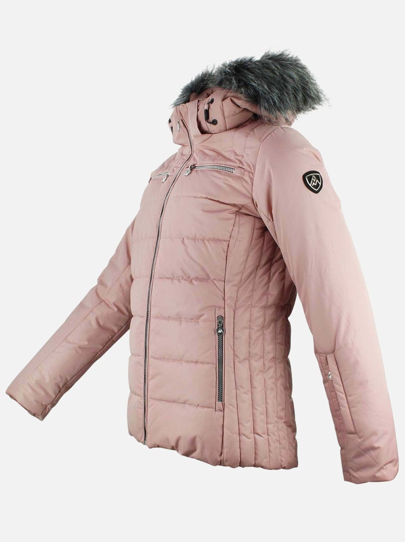 Doudoune de ski   ASALPO - PEAK MOUNTAIN Rose - Kiabi