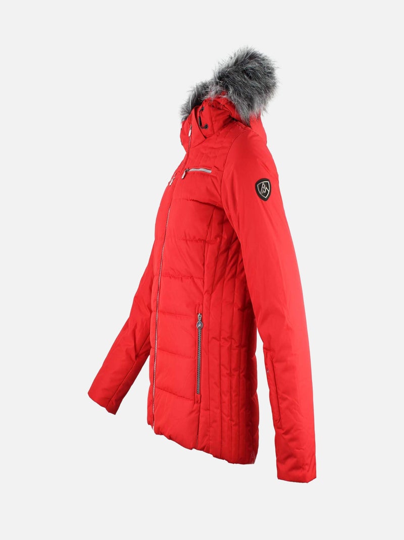 Doudoune de ski   ASALPO - PEAK MOUNTAIN Rouge - Kiabi