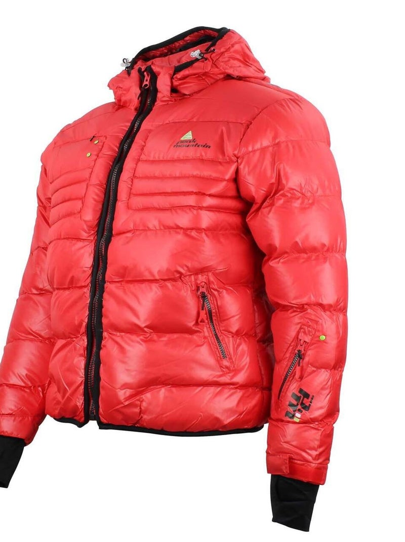 Doudoune de ski   CAPTI - PEAK MOUNTAIN Rouge - Kiabi