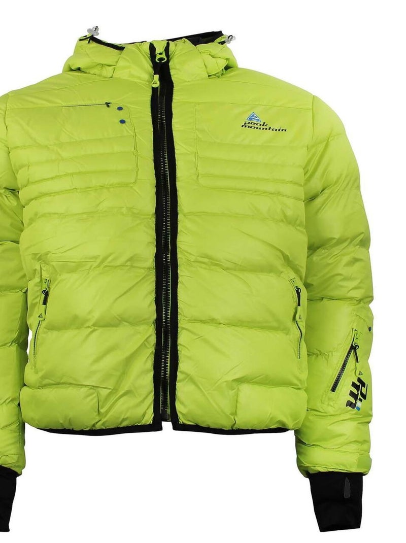 Doudoune de ski   CAPTI - PEAK MOUNTAIN Vert anis - Kiabi