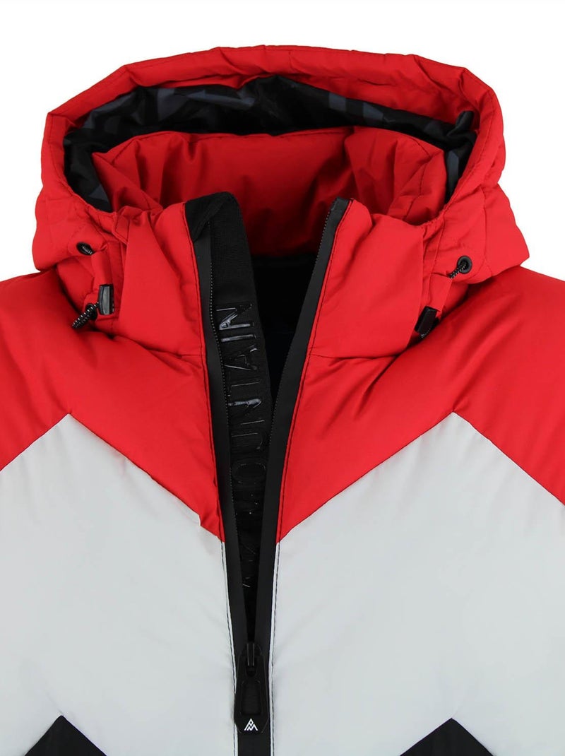 Doudoune de ski CERULIS - PEAK MOUNTAIN Rouge - Kiabi