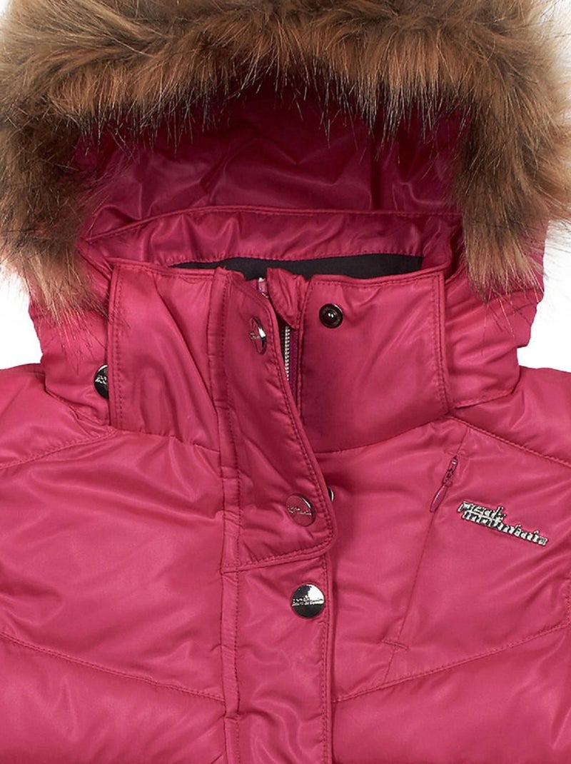 Doudoune de ski fille FALESA - PEAK MOUNTAIN Rose fushia - Kiabi