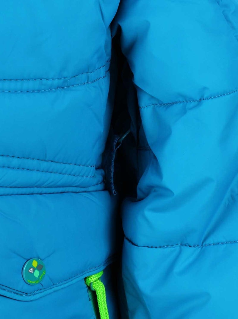 Doudoune de ski fille GANNECY - PEAK MOUNTAIN Bleu turquoise - Kiabi