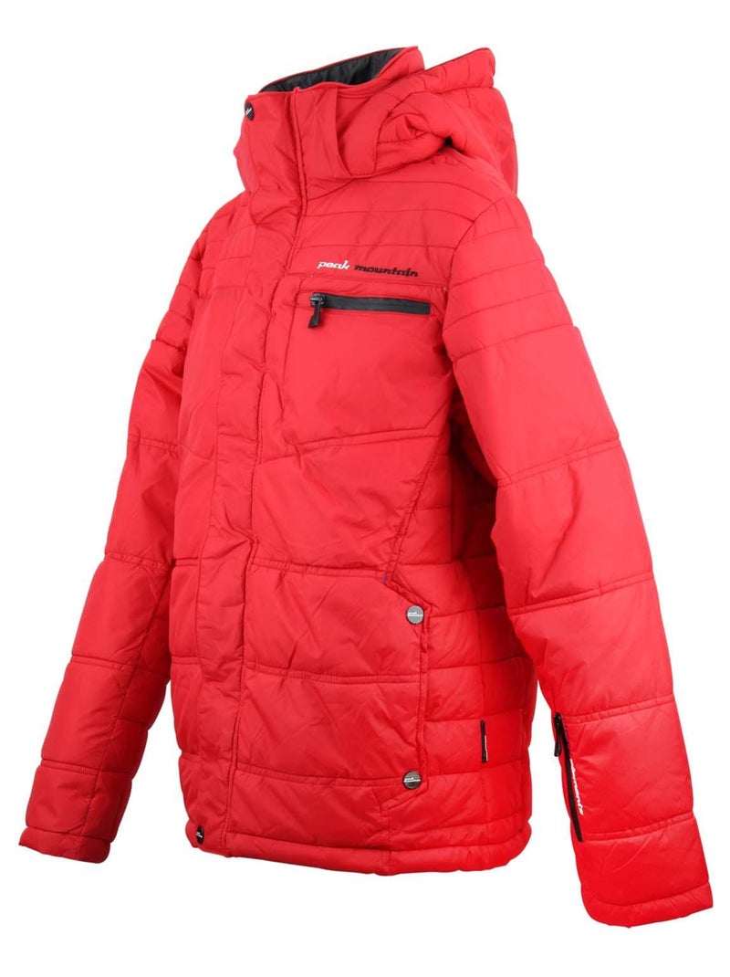 Doudoune de ski garçon ECAIROP - PEAK MOUNTAIN Rouge - Kiabi