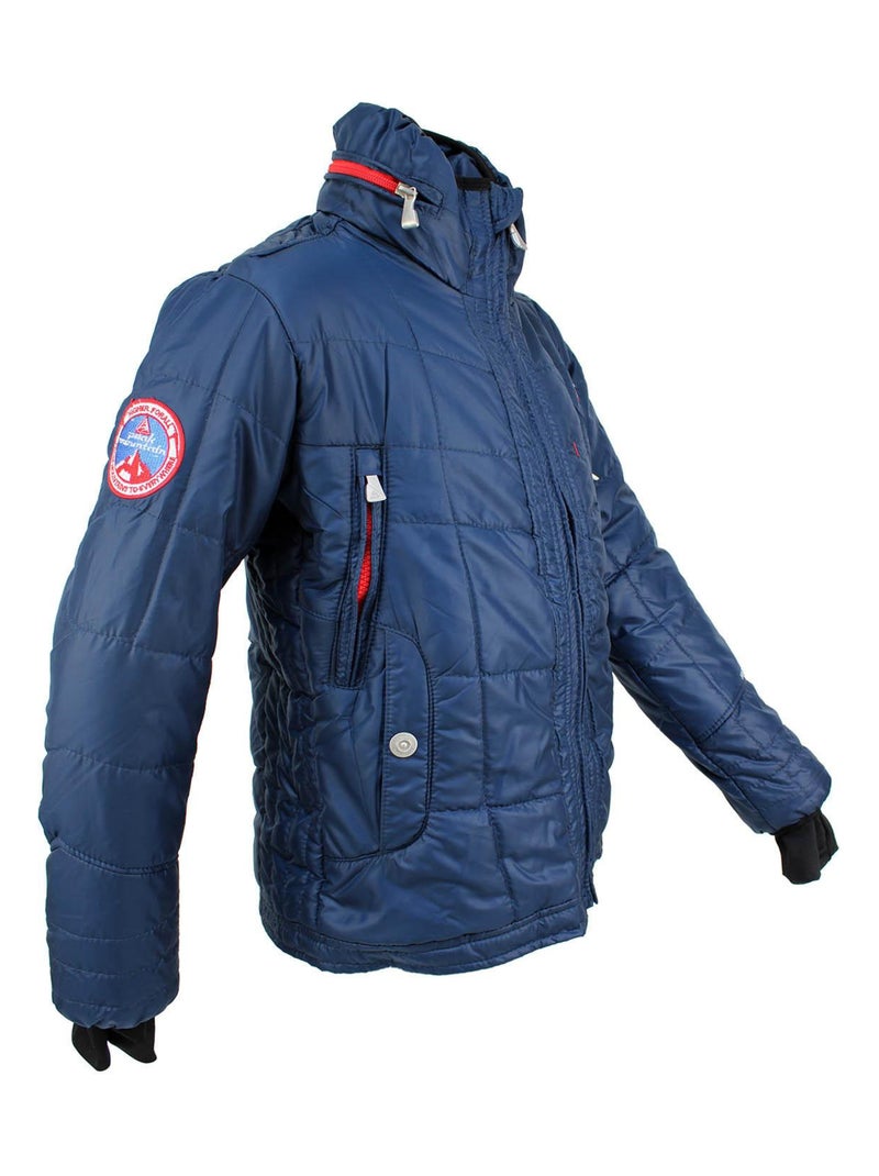 Doudoune de ski garçon ECAPA - PEAK MOUNTAIN Bleu marine - Kiabi