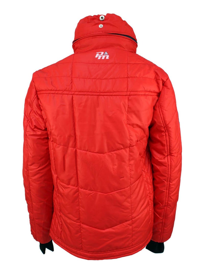 Doudoune de ski garçon ECAPA - PEAK MOUNTAIN Rouge - Kiabi