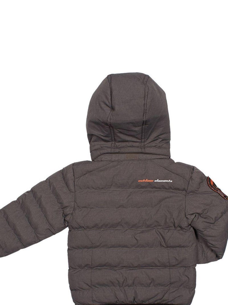 Doudoune de ski garçon ECARF - PEAK MOUNTAIN Gris clair - Kiabi