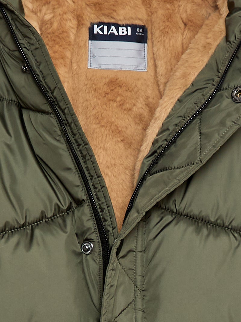 Manteau matelassé de randonnée enfant, NH 500 Âge 2-6 ans - Vert, Vert