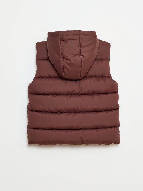 Doudoune déperlante avec poche à rabat et capuche - Kiabi