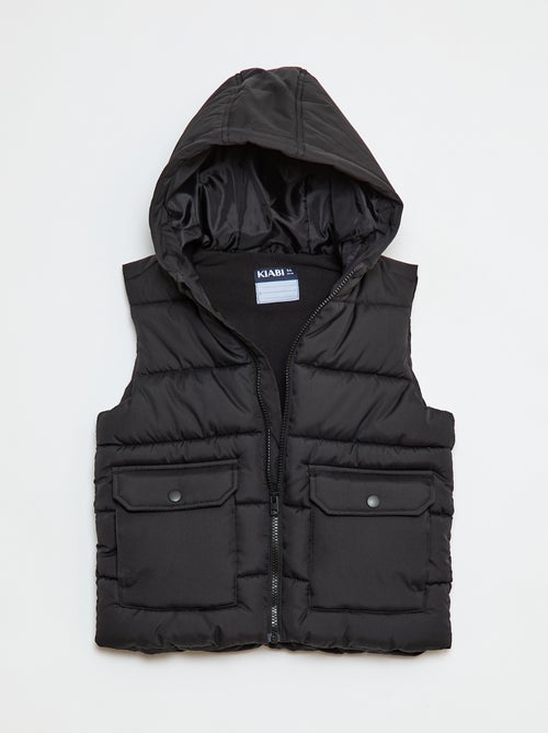 Doudoune déperlante avec poche à rabat et capuche - Kiabi