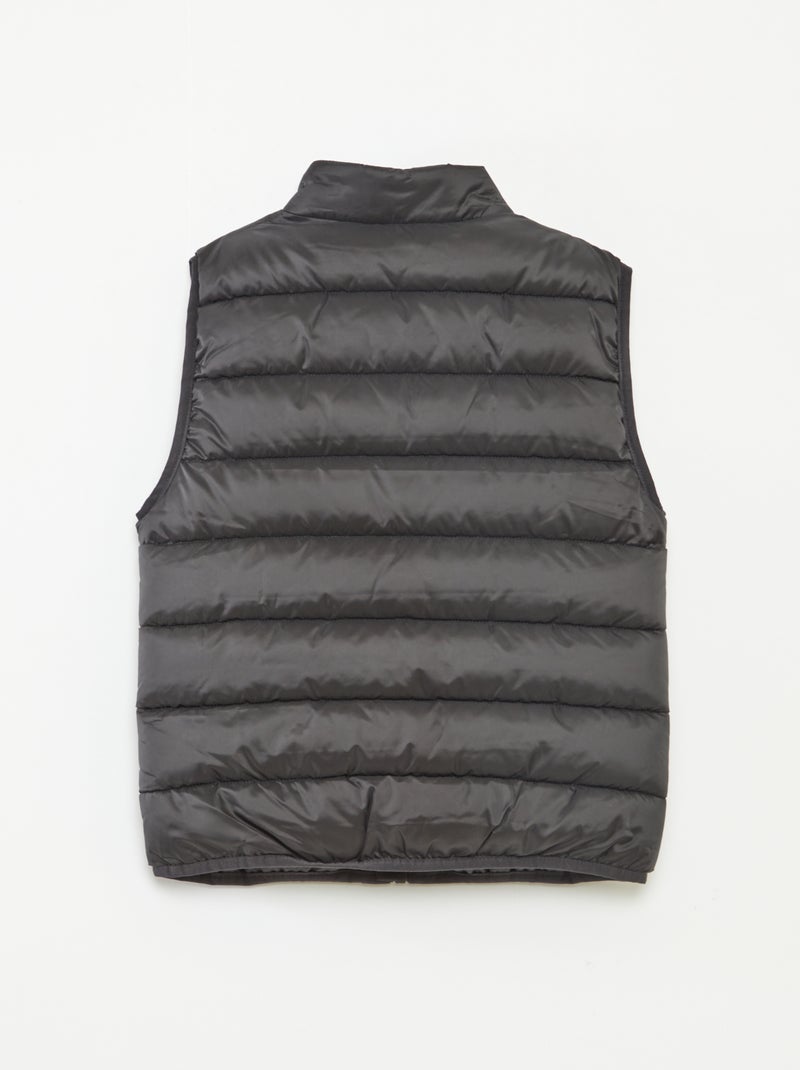 Doudoune déperlante sans manches Noir - Kiabi