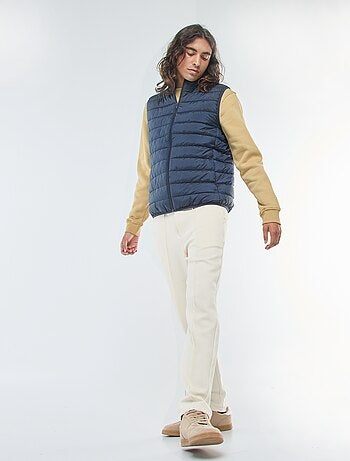 Doudoune déperlante sans manches unie