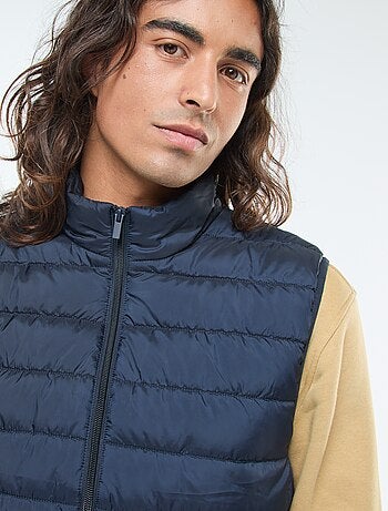 Doudoune déperlante sans manches unie