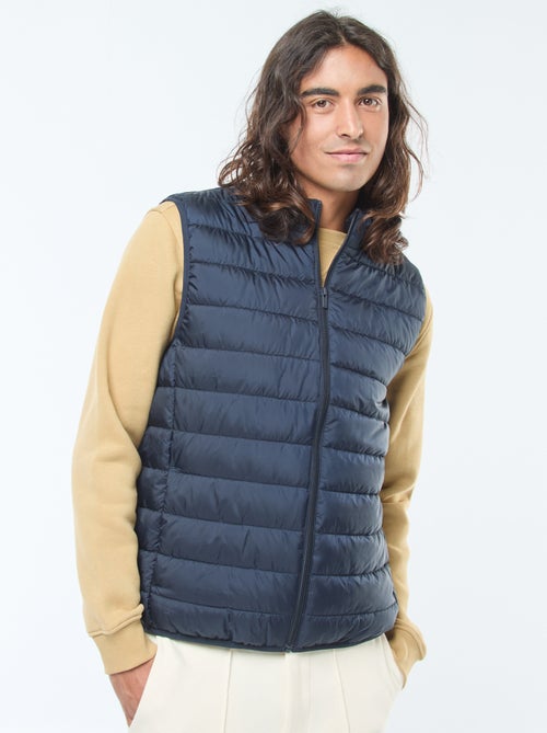 Doudoune déperlante sans manches unie - Kiabi