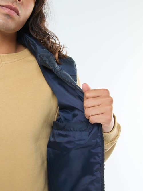 Doudoune déperlante sans manches unie - Kiabi