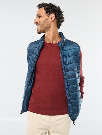 Doudoune déperlante sans manches unie