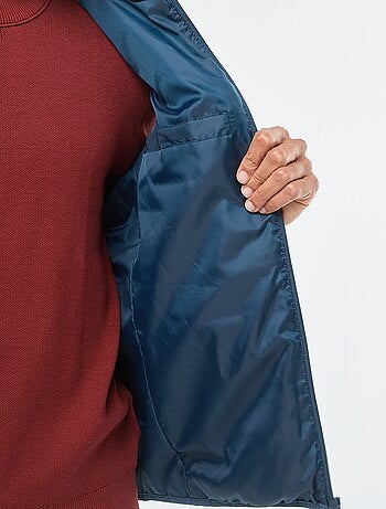 Doudoune déperlante sans manches unie