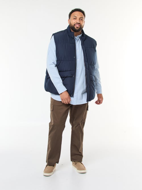 Doudoune déperlante sans manches unie - Kiabi