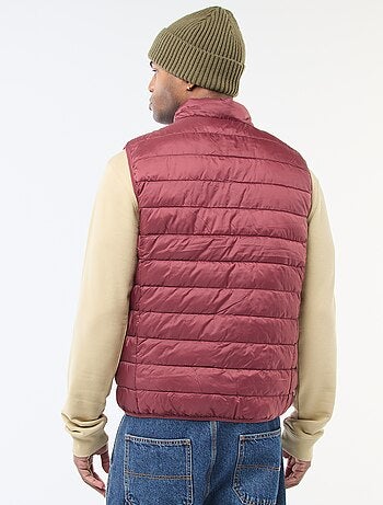 Doudoune déperlante sans manches unie