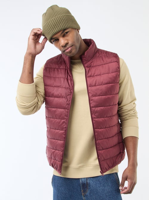 Doudoune déperlante sans manches unie - Kiabi