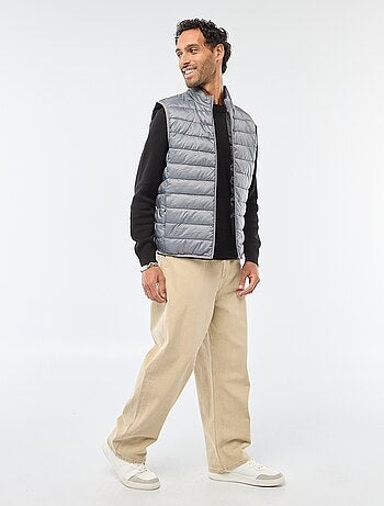 Doudoune déperlante sans manches unie