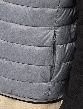 Doudoune déperlante sans manches unie