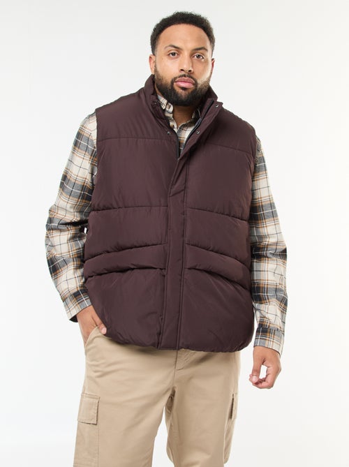 Doudoune déperlante sans manches unie - Kiabi