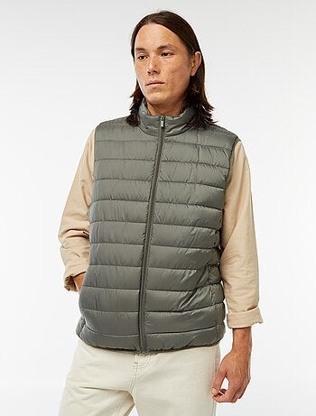 Doudoune déperlante sans manches unie