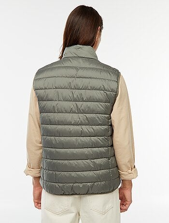 Doudoune déperlante sans manches unie