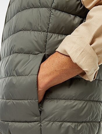 Doudoune déperlante sans manches unie